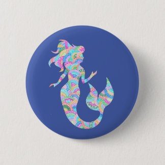 Mermaid badge button
