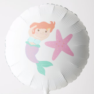 Mermaid Balloon with Star