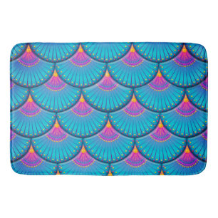 mermaid bath mat