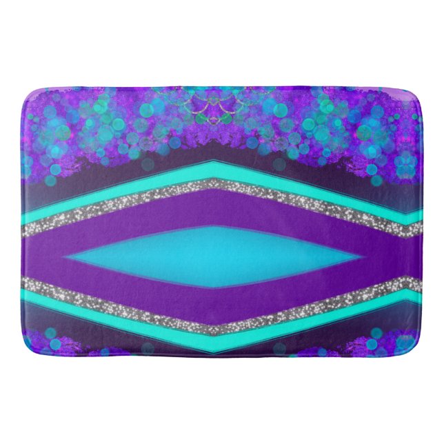 Mermaid   bath mat (Front)