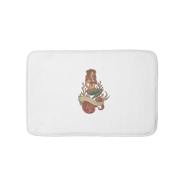 mermaid bathroom mat (Front)