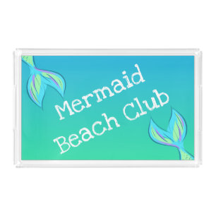 Mermaid Beach Club Acrylic Tray