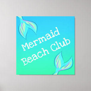 Mermaid Beach Club Canvas Print