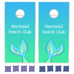 Mermaid Beach Club Cornhole Set