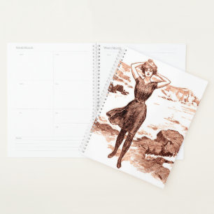 Mermaid Beach Gibson Girl Victorian Antique Planner