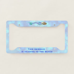 Mermaid Beach - License Plate Frame