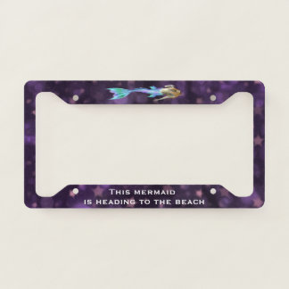 Mermaid Beach - License Plate Frame