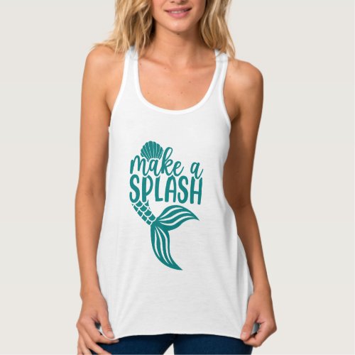 Mermaid Beach  Make a Splash Tank Top