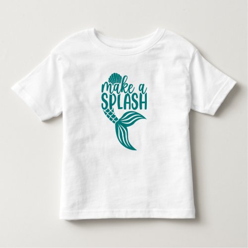 Mermaid Beach  Make a Splash Toddler T_shirt