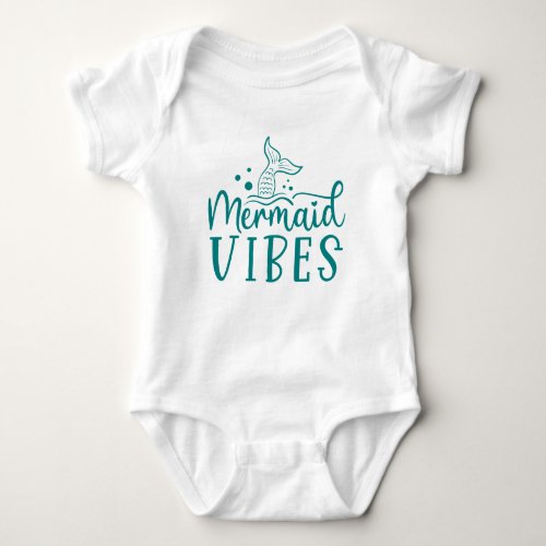 Mermaid Beach  Mermaid Vibes Baby Bodysuit