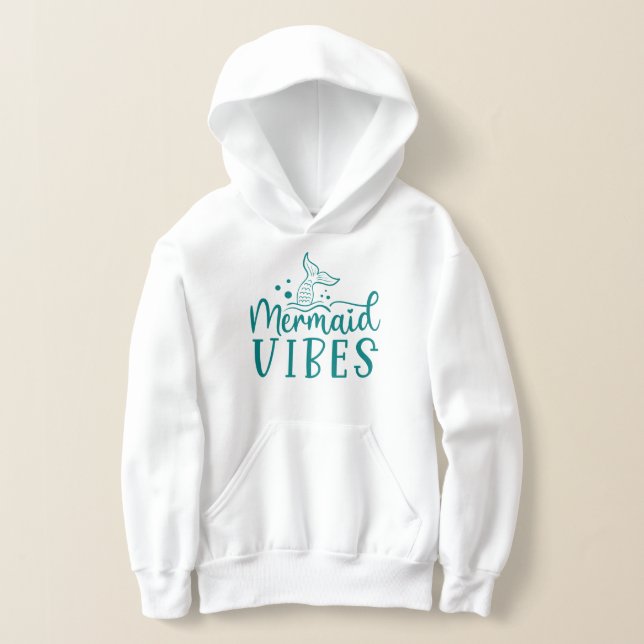 Mermaid Beach | Mermaid Vibes Hoodie (Laydown)