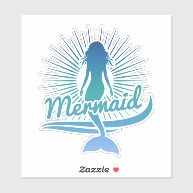 Mermaid Beach Sticker (Sheet)