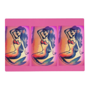 mermaid beauties placemat