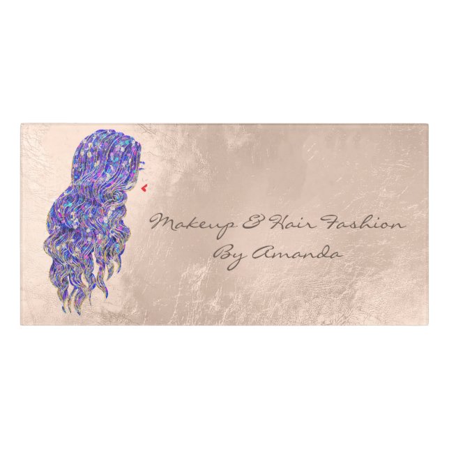 Mermaid Beauty Salon Lash Makeup Hairdresser Door Sign (Classic Front)
