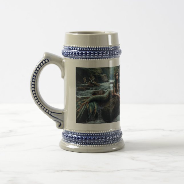 Mermaid Beer Stein (Left)