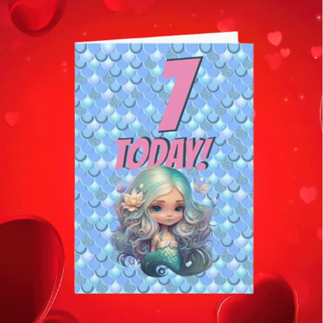 Mermaid Birthday Adventure Card (Dive into the Magic of a Custom Mermaid Birthday!)