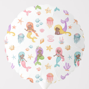Mermaid Birthday Balloon