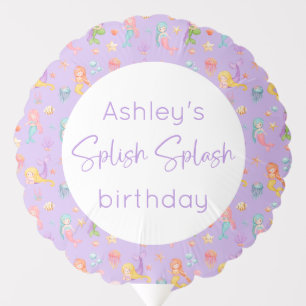 Mermaid Birthday Balloon