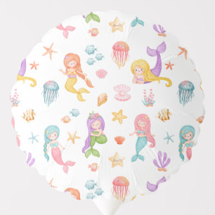 Mermaid Birthday Balloon