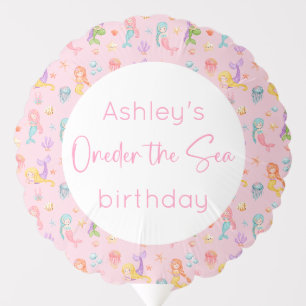 Mermaid Birthday Balloon