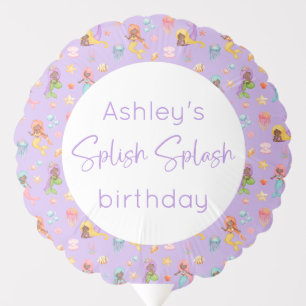 Mermaid Birthday Balloon