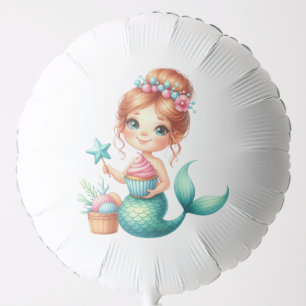 Mermaid Birthday Balloons for Girls Under the Sea