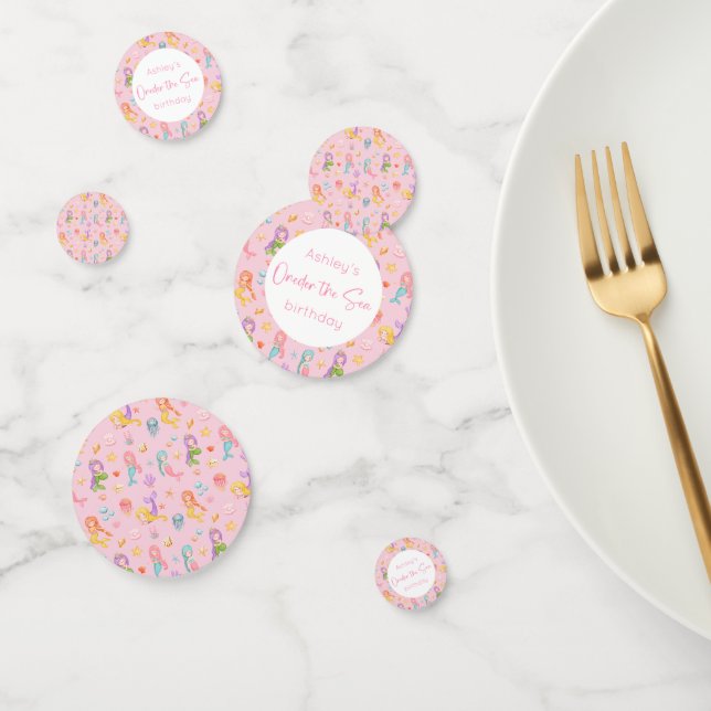 Mermaid Birthday Confetti (Group)