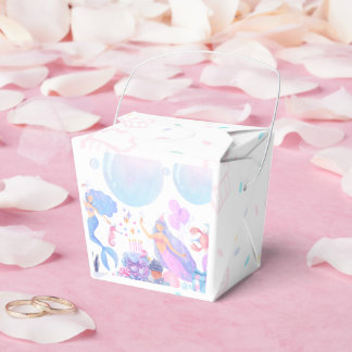 Mermaid Birthday Favor Boxes
