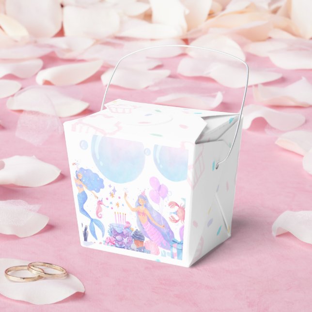 Mermaid Birthday Favor Boxes (Wedding)