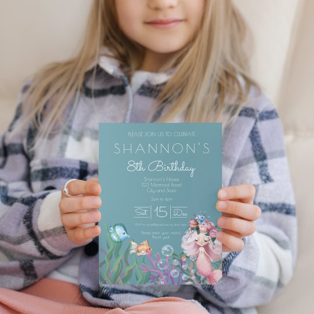 Mermaid Birthday Invitation (Creator Uploaded)