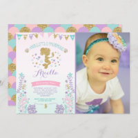 Mermaid Birthday Invitation Under The Sea Party