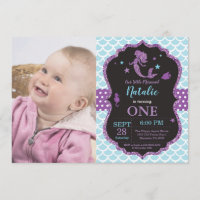 Mermaid Birthday Invitation Under the Sea Party