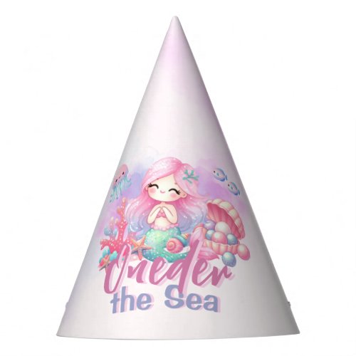 Mermaid Birthday  ONEder the Sea Party Hat