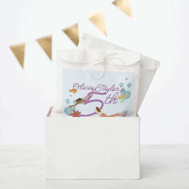 Mermaid Birthday Party  Favor Bag (Party)
