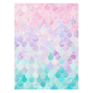 Mermaid Birthday Party for Girls Tablecloth