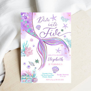 Mermaid Birthday Party Invitation