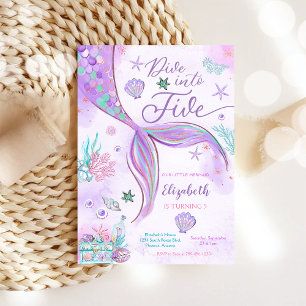 Mermaid Birthday Party Invitation