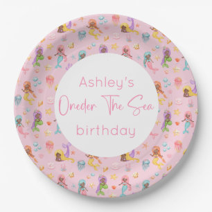 Mermaid Birthday Party Paper Plates