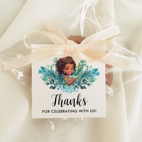 Mermaid Birthday Party Thank You  Favor Tags