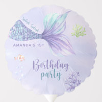 Mermaid Birthday Party Under The Sea Mermaid