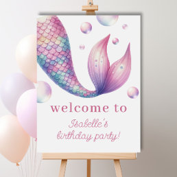 Mermaid Birthday Party Under The Sea Welcome Sign