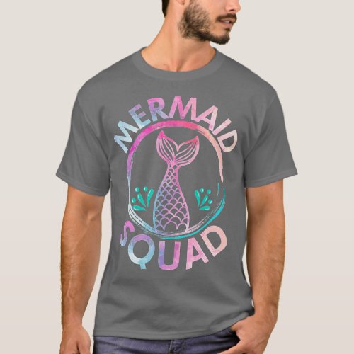 Mermaid Birthday Squad Party  T_Shirt
