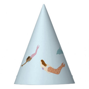 Mermaid Birthday theme, kids party Hat