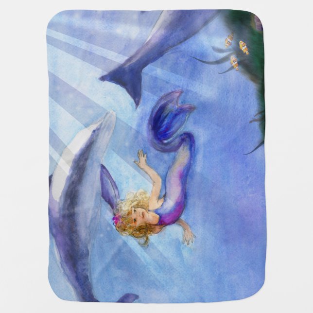 mermaid blanket (Front)