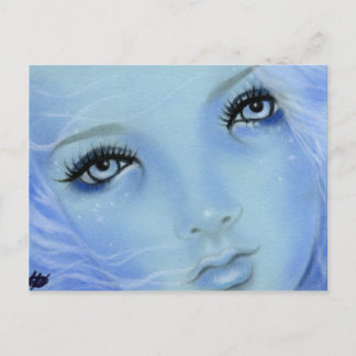 Mermaid Blue Eyes Postcard