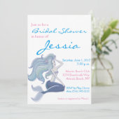 Mermaid Bridal Shower Invitation (Standing Front)