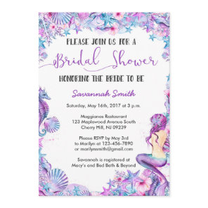 Mermaid Bridal Shower Invitation