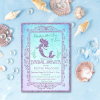 Mermaid Bridal Shower Invitation