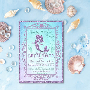 Mermaid Bridal Shower Invitation