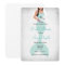 Mermaid bridal shower invitation brunette